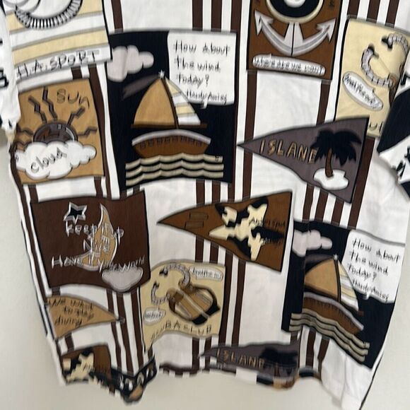 Vintage 90s Hardy Amies Sports Mens Short Sleeve Cartoon Graphic‎ T-shirt Medium - Picture 2 of 6